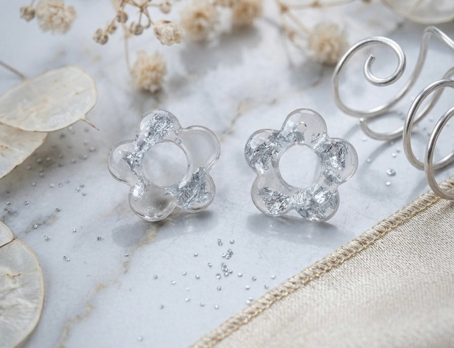 Pampilles en résine UV Multicolore - Bijoux lumineux et durables pour boucles d'oreilles
