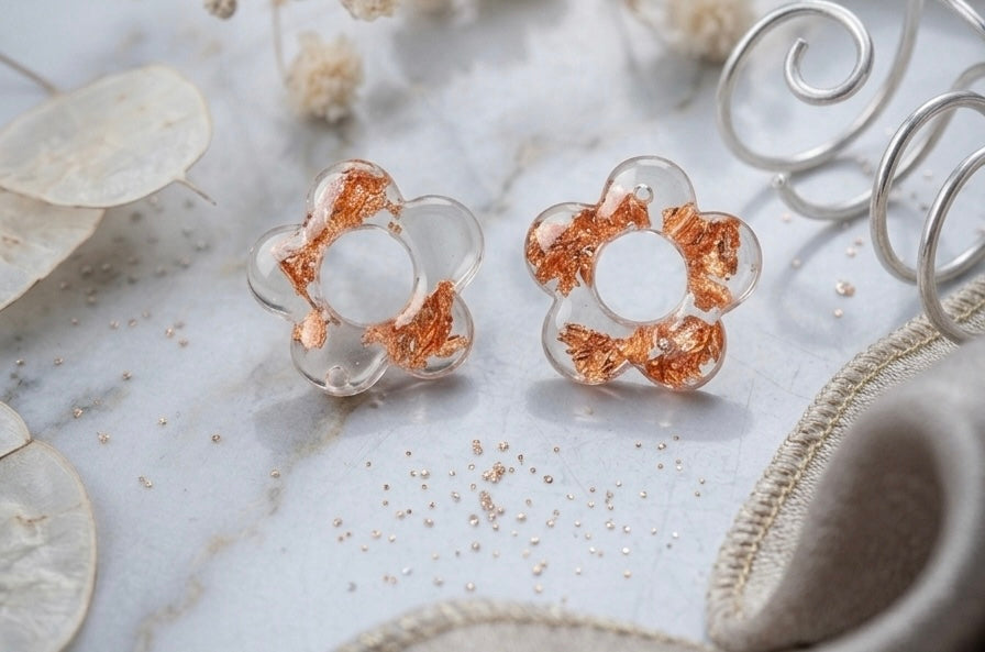 Pampilles en résine UV Multicolore - Bijoux lumineux et durables pour boucles d'oreilles