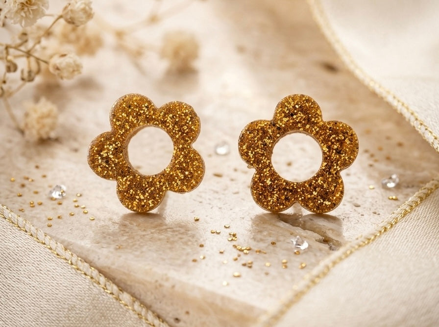 Pampilles en résine UV Multicolore - Bijoux lumineux et durables pour boucles d'oreilles