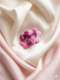 Boucles d'oreilles Fleurs "Pétales de Rose" en Argile Polymère – Douceur Romantique