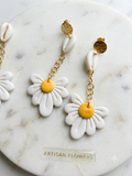 Boucles d’Oreilles Pendantes Marguerite - bohème chic